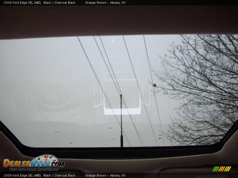 2009 Ford Edge SEL AWD Black / Charcoal Black Photo #9
