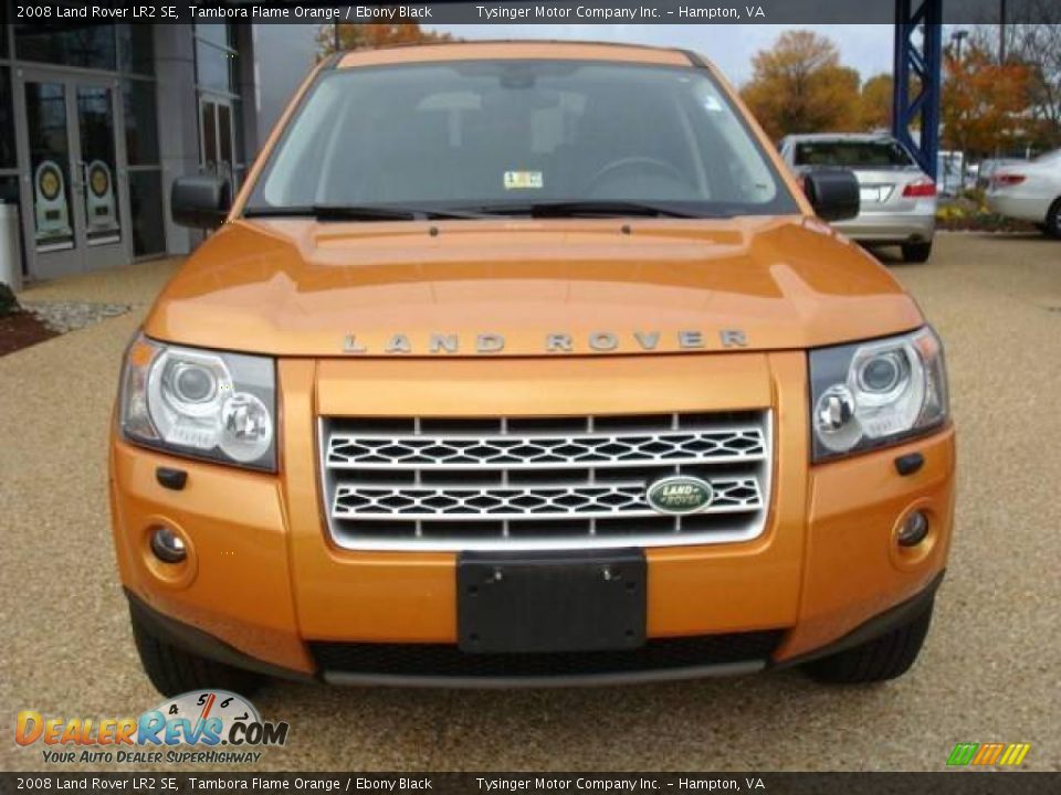 2008 Land Rover LR2 SE Tambora Flame Orange / Ebony Black Photo #10