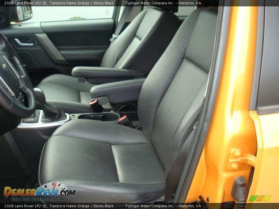 2008 Land Rover LR2 SE Tambora Flame Orange / Ebony Black Photo #11
