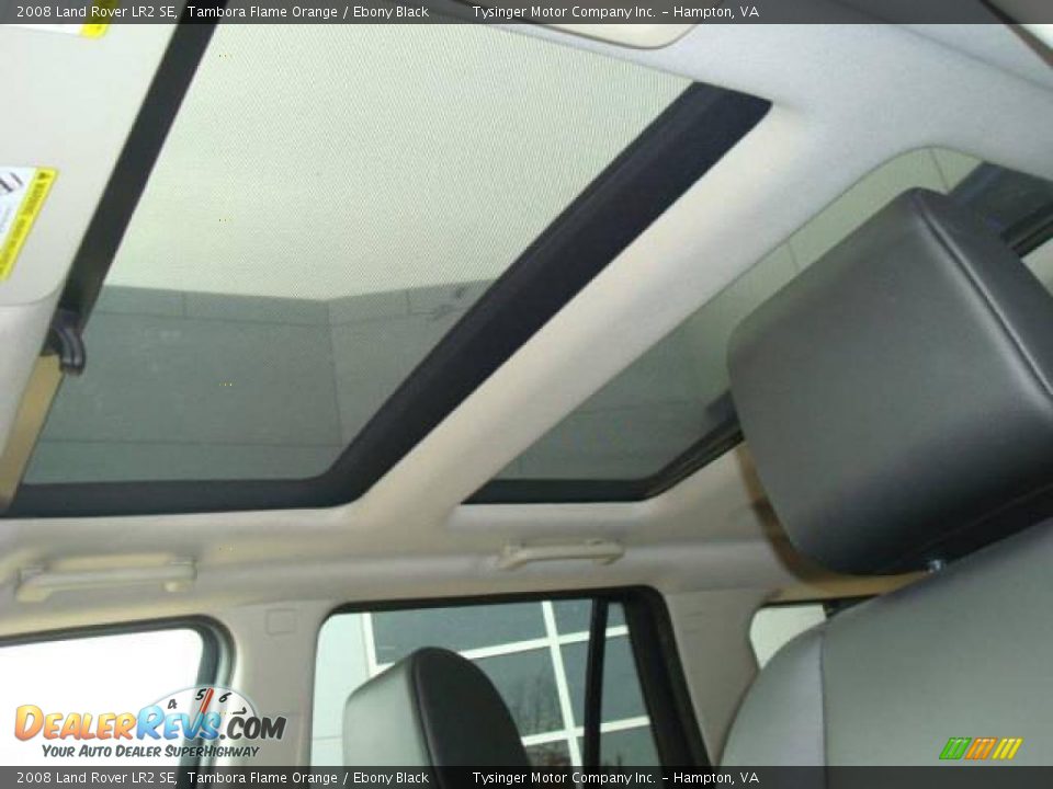 2008 Land Rover LR2 SE Tambora Flame Orange / Ebony Black Photo #13