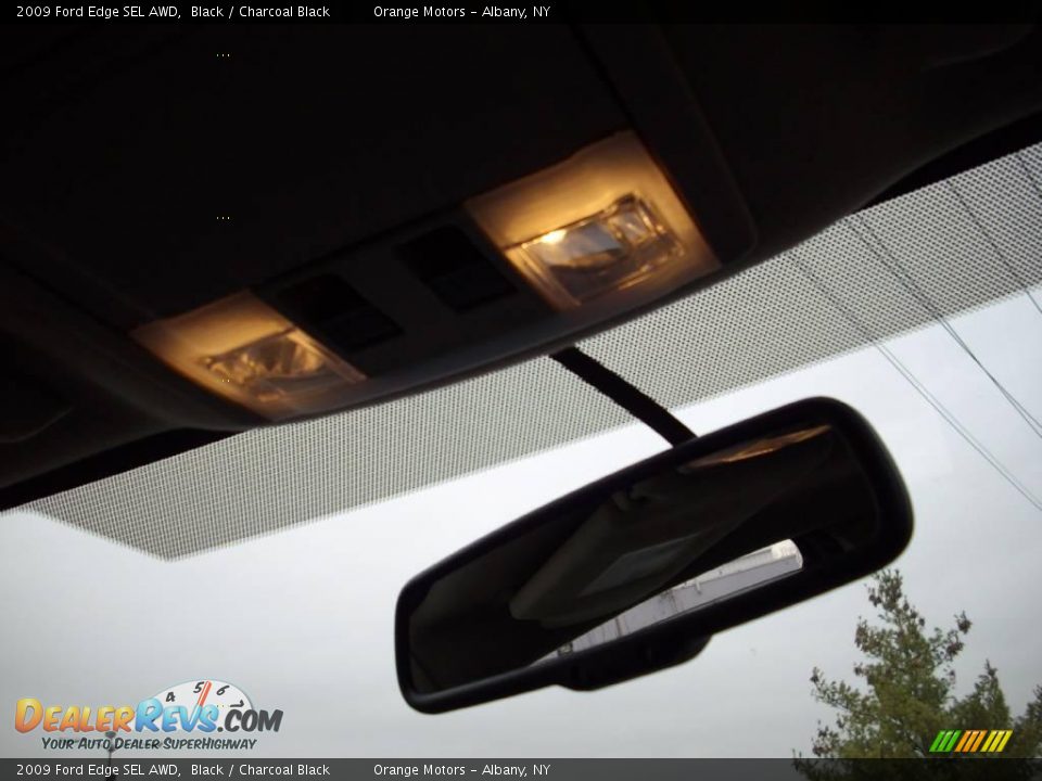 2009 Ford Edge SEL AWD Black / Charcoal Black Photo #12