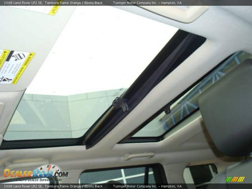 2008 Land Rover LR2 SE Tambora Flame Orange / Ebony Black Photo #14
