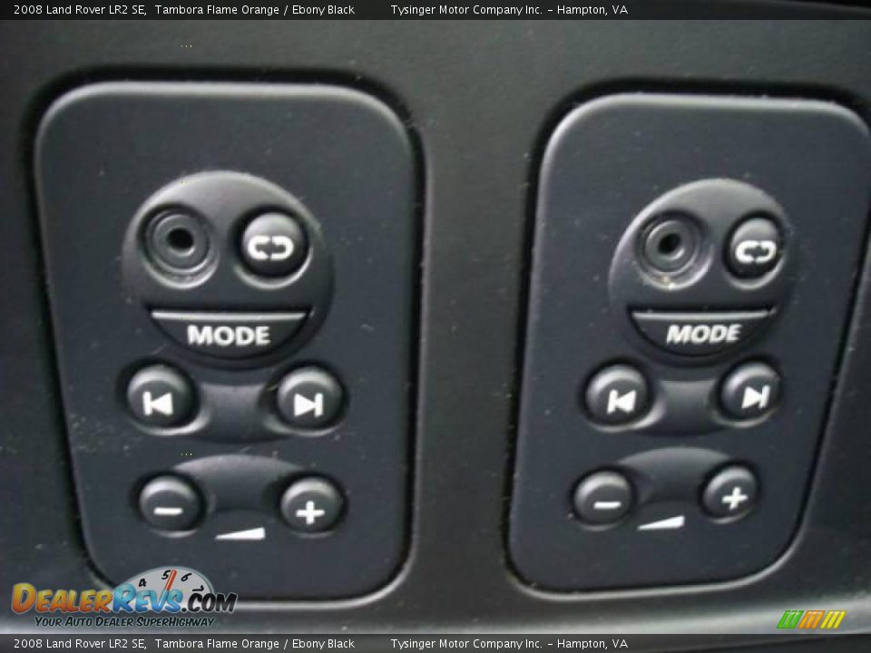 2008 Land Rover LR2 SE Tambora Flame Orange / Ebony Black Photo #16