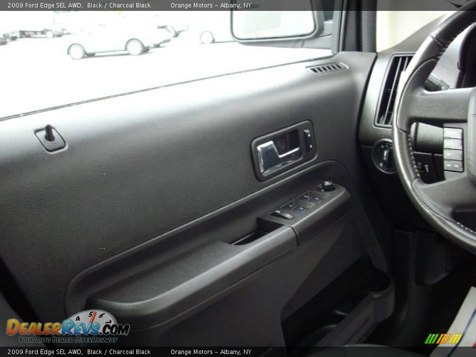 2009 Ford Edge SEL AWD Black / Charcoal Black Photo #15
