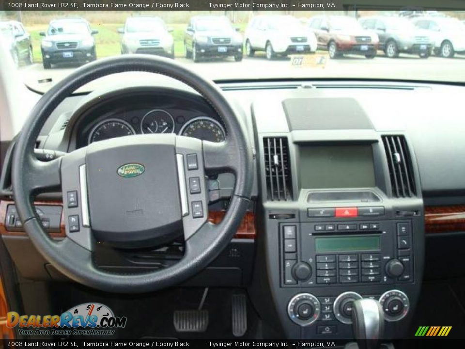2008 Land Rover LR2 SE Tambora Flame Orange / Ebony Black Photo #17