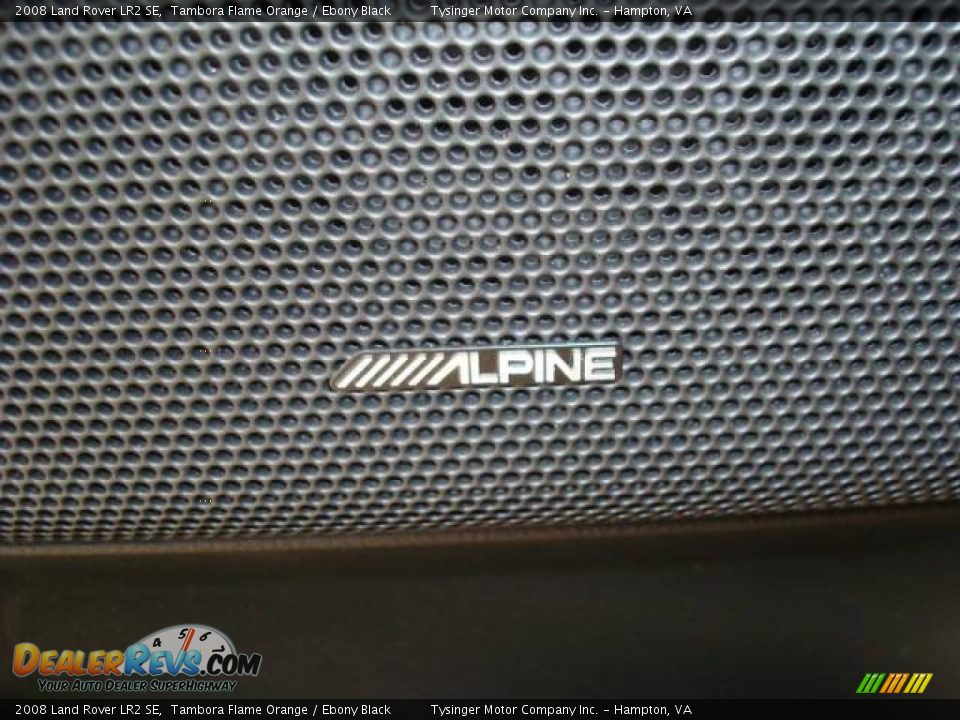 2008 Land Rover LR2 SE Tambora Flame Orange / Ebony Black Photo #18