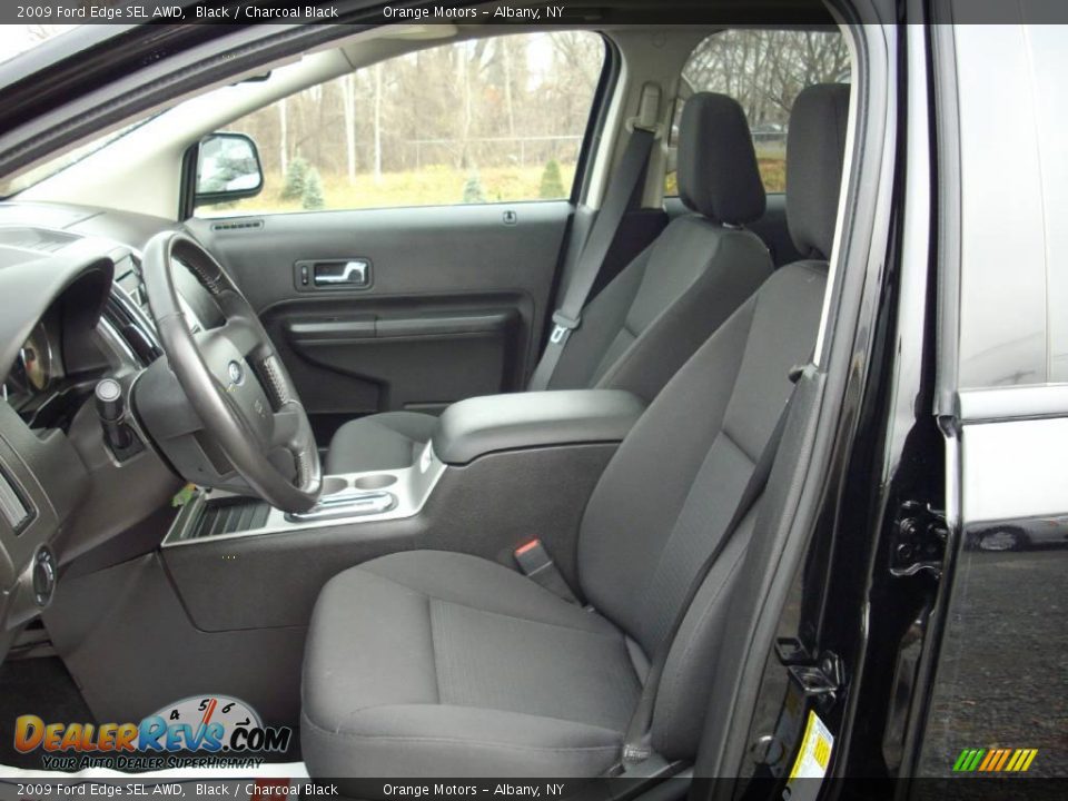 2009 Ford Edge SEL AWD Black / Charcoal Black Photo #16
