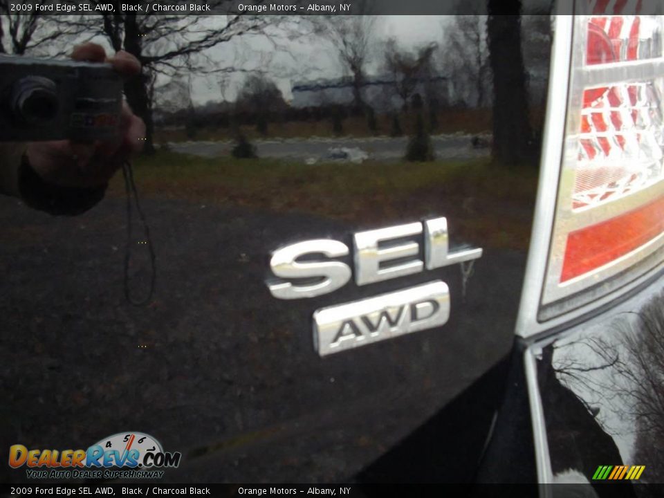 2009 Ford Edge SEL AWD Black / Charcoal Black Photo #19