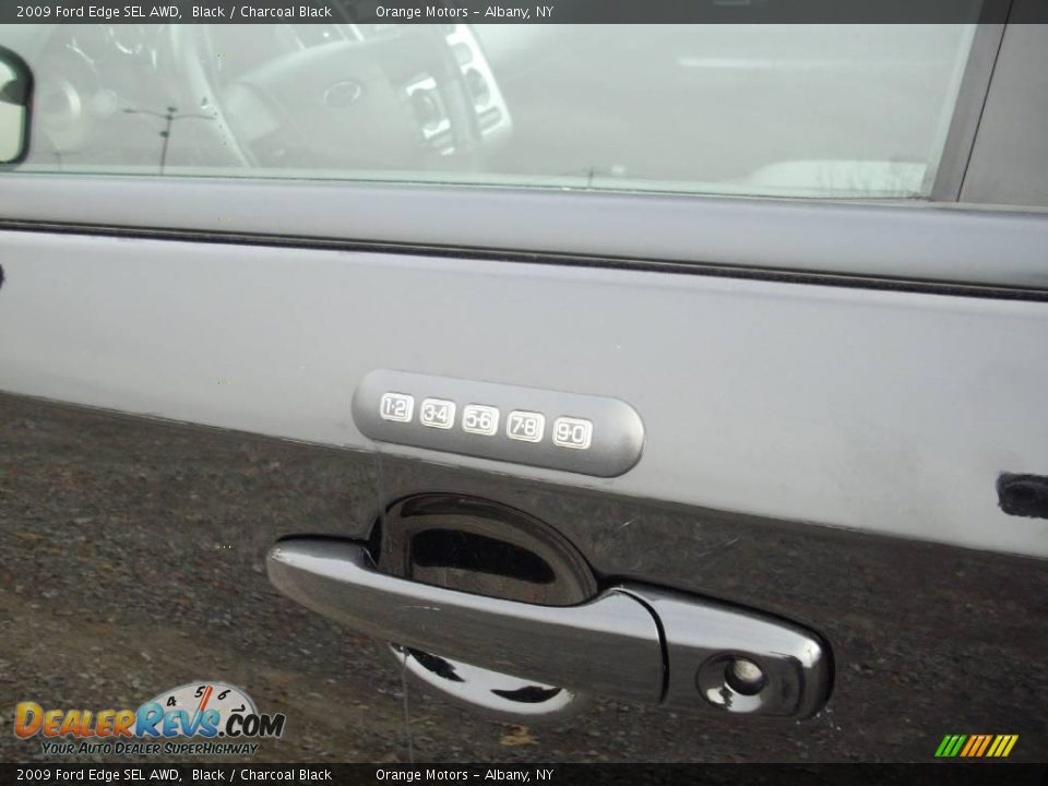 2009 Ford Edge SEL AWD Black / Charcoal Black Photo #21