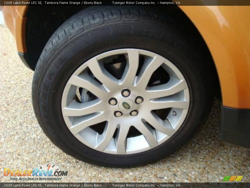 2008 Land Rover LR2 SE Tambora Flame Orange / Ebony Black Photo #26
