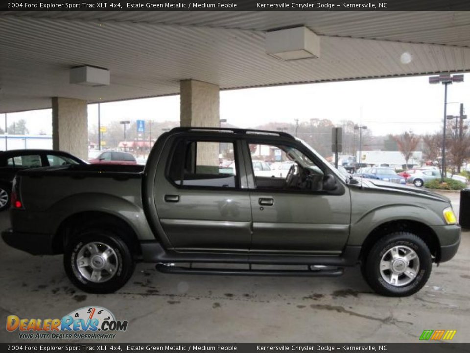 2004 Ford Explorer Sport Trac XLT 4x4 Estate Green Metallic / Medium Pebble Photo #6