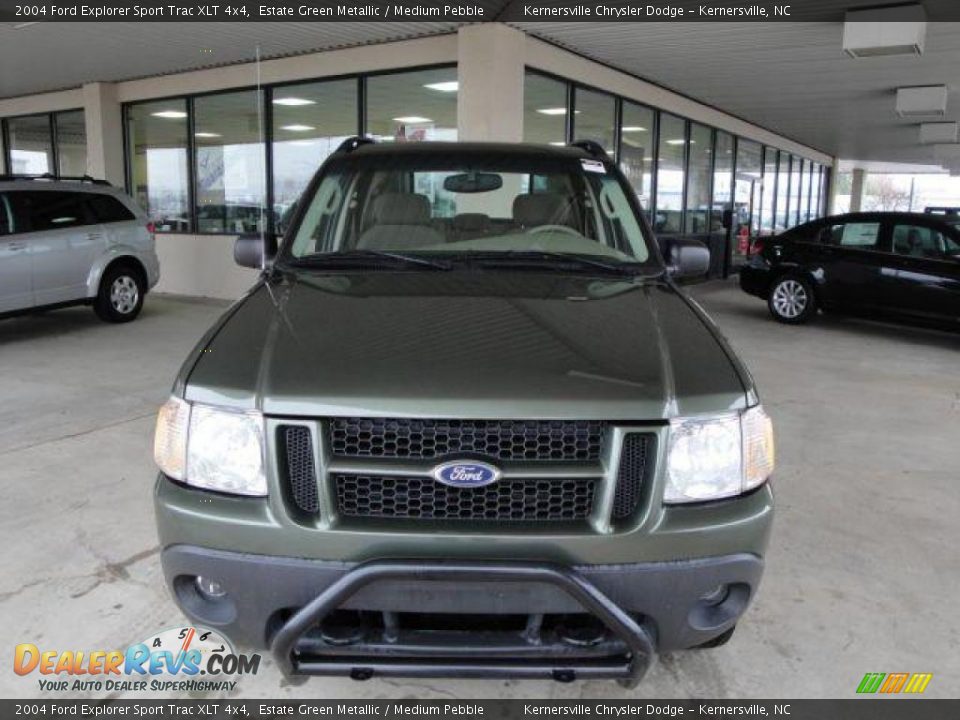 2004 Ford Explorer Sport Trac XLT 4x4 Estate Green Metallic / Medium Pebble Photo #8