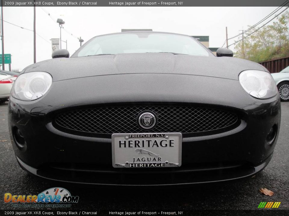 2009 Jaguar XK XK8 Coupe Ebony Black / Charcoal Photo #2