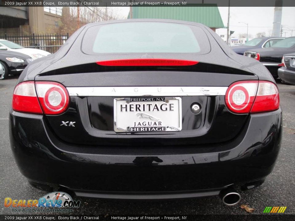 2009 Jaguar XK XK8 Coupe Ebony Black / Charcoal Photo #5
