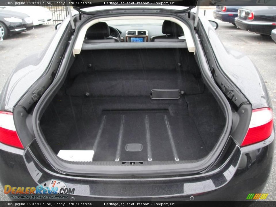2009 Jaguar XK XK8 Coupe Ebony Black / Charcoal Photo #9