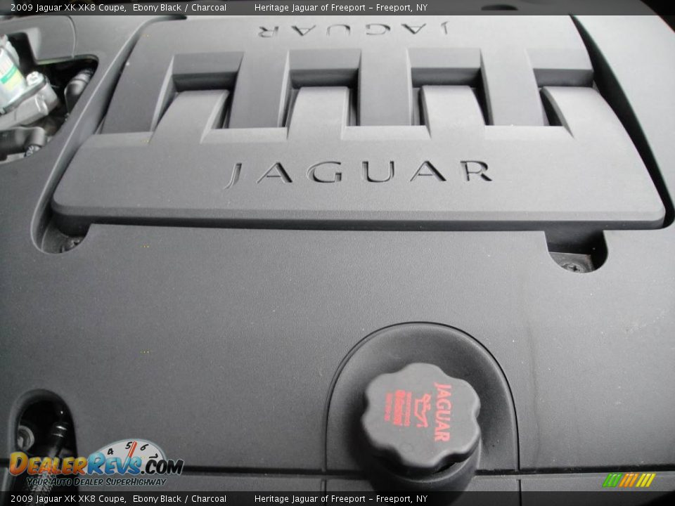 2009 Jaguar XK XK8 Coupe Ebony Black / Charcoal Photo #10