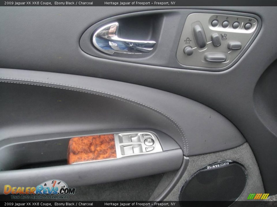 2009 Jaguar XK XK8 Coupe Ebony Black / Charcoal Photo #11