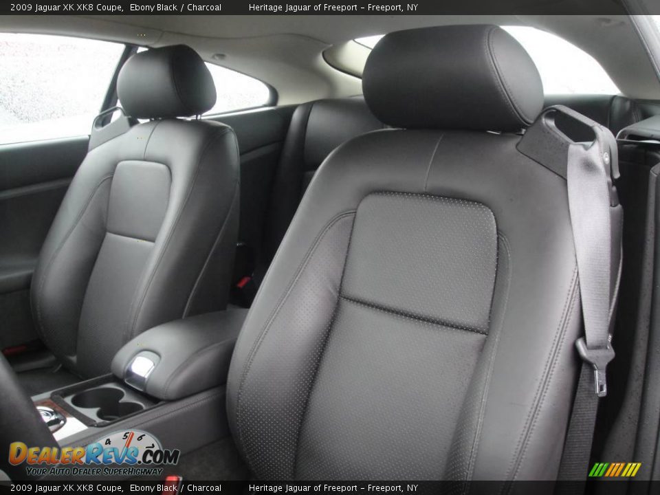 2009 Jaguar XK XK8 Coupe Ebony Black / Charcoal Photo #12