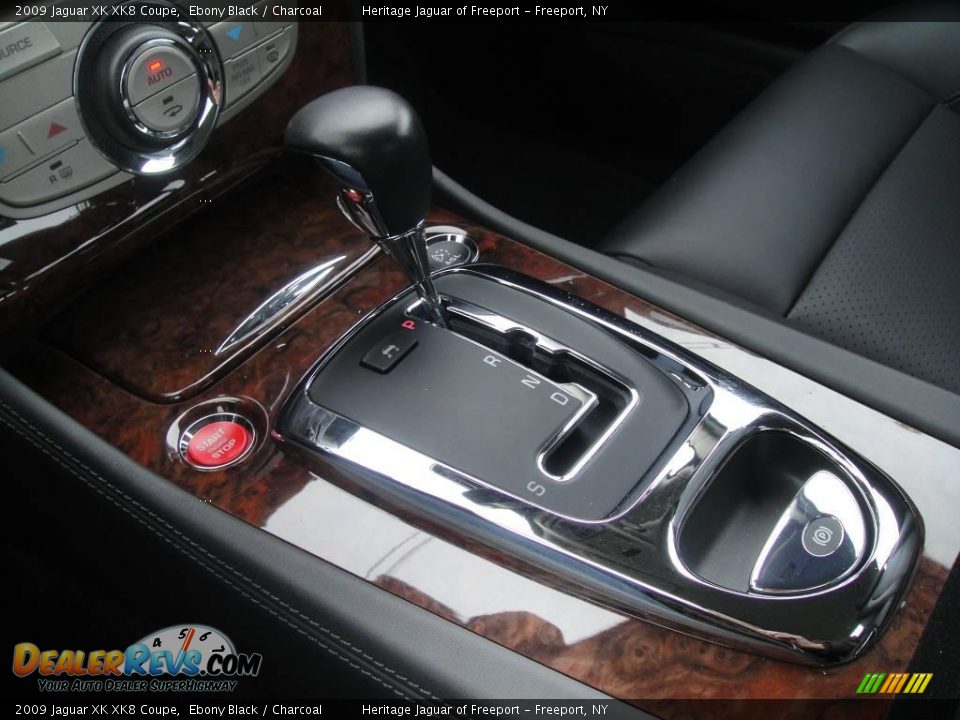 2009 Jaguar XK XK8 Coupe Ebony Black / Charcoal Photo #16