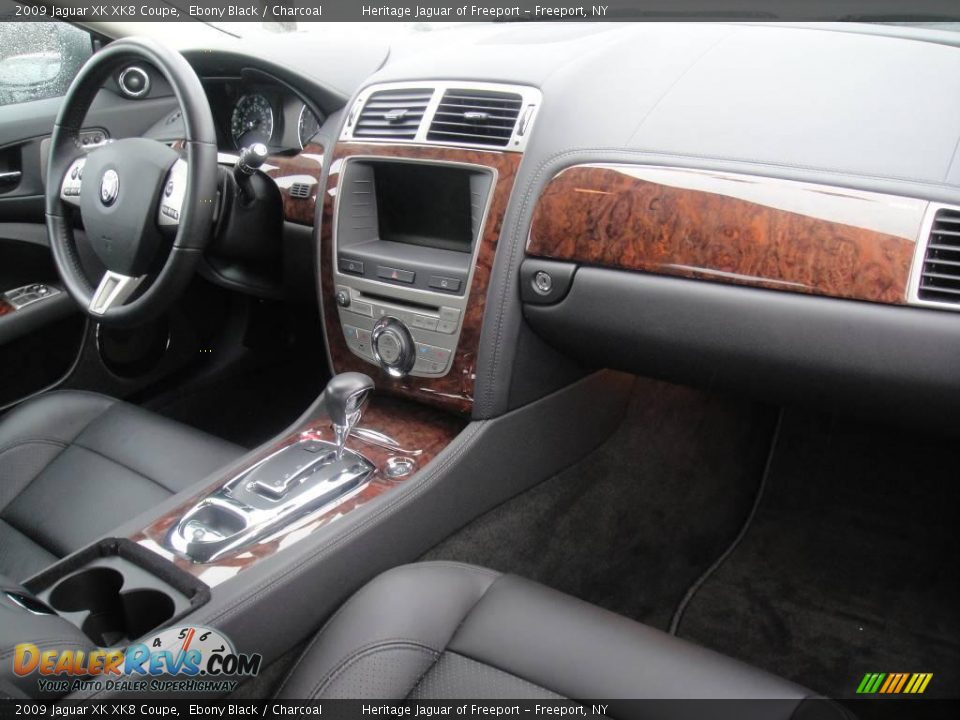 2009 Jaguar XK XK8 Coupe Ebony Black / Charcoal Photo #17