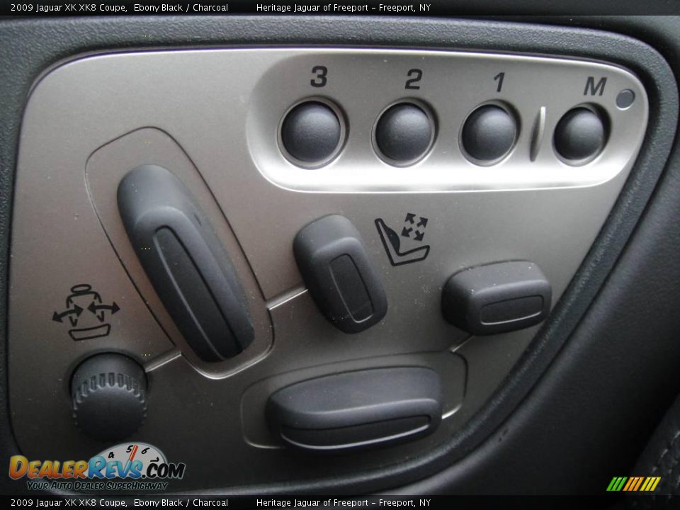 2009 Jaguar XK XK8 Coupe Ebony Black / Charcoal Photo #19