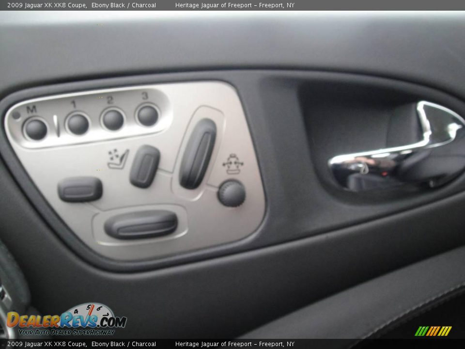 2009 Jaguar XK XK8 Coupe Ebony Black / Charcoal Photo #20