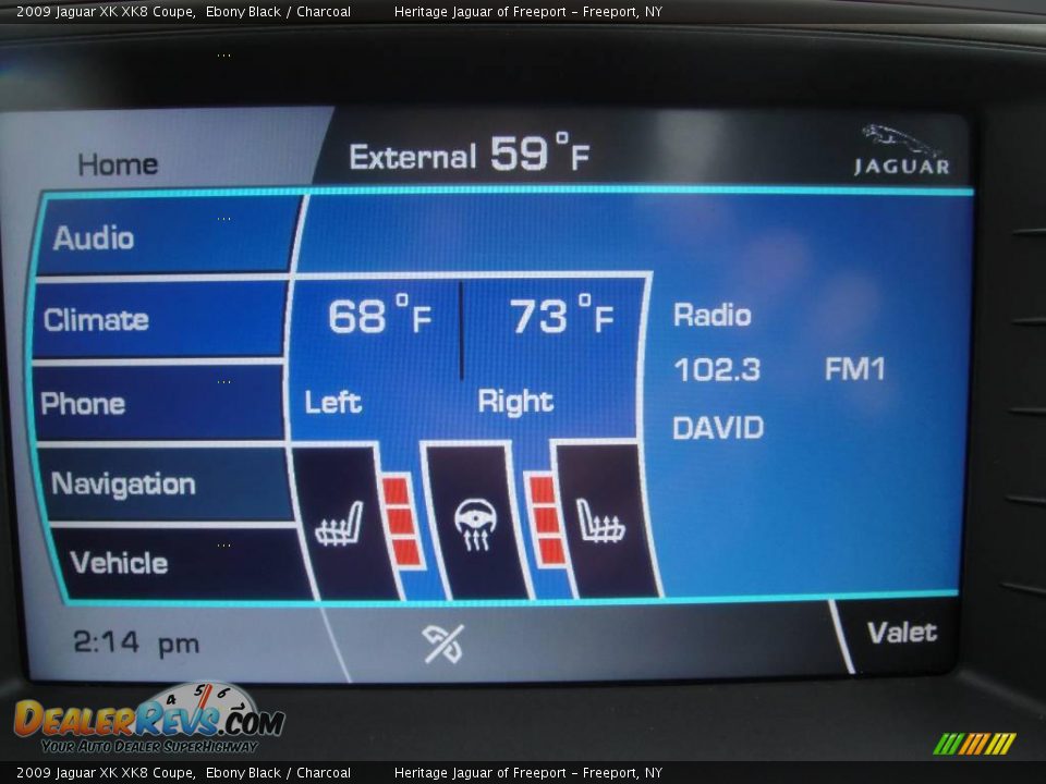 2009 Jaguar XK XK8 Coupe Ebony Black / Charcoal Photo #23