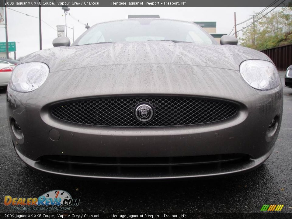 2009 Jaguar XK XK8 Coupe Vapour Grey / Charcoal Photo #2