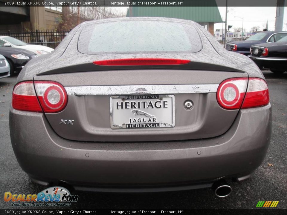 2009 Jaguar XK XK8 Coupe Vapour Grey / Charcoal Photo #5