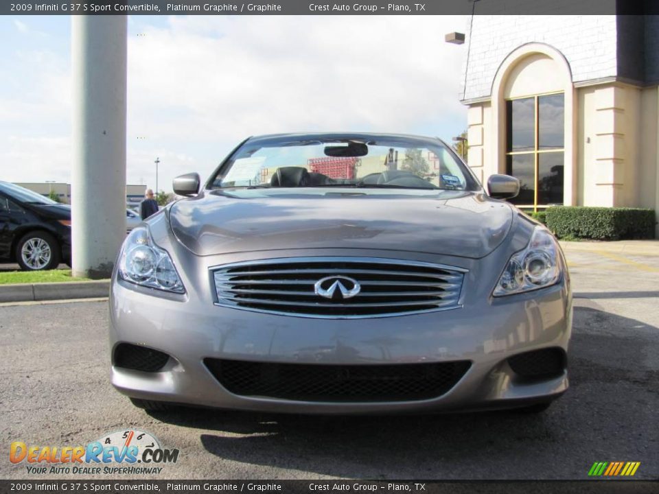 2009 Infiniti G 37 S Sport Convertible Platinum Graphite / Graphite Photo #2