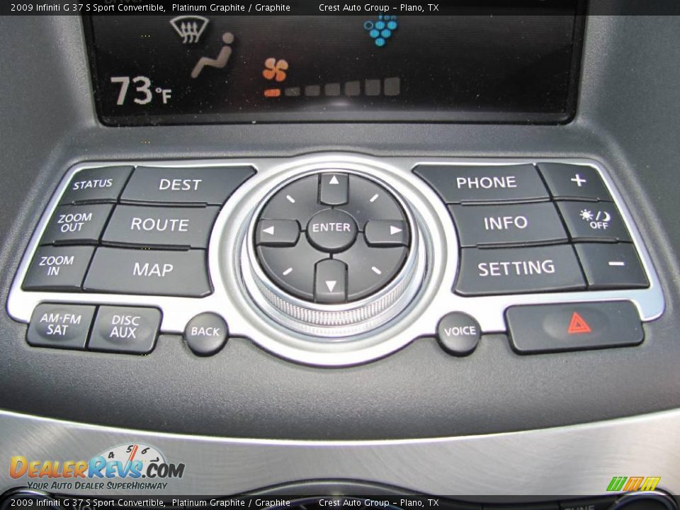 2009 Infiniti G 37 S Sport Convertible Platinum Graphite / Graphite Photo #18