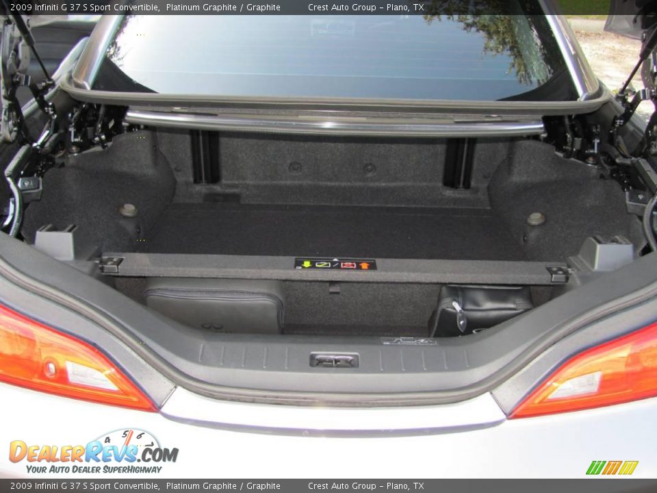 2009 Infiniti G 37 S Sport Convertible Platinum Graphite / Graphite Photo #24