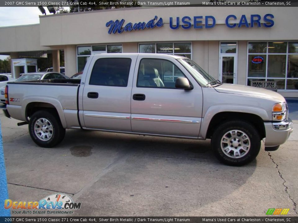2007 GMC Sierra 1500 Classic Z71 Crew Cab 4x4 Silver Birch Metallic / Dark Titanium/Light Titanium Photo #1