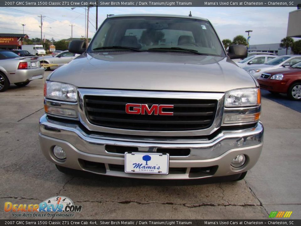 2007 GMC Sierra 1500 Classic Z71 Crew Cab 4x4 Silver Birch Metallic / Dark Titanium/Light Titanium Photo #3