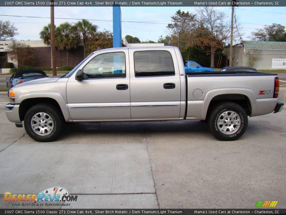 2007 GMC Sierra 1500 Classic Z71 Crew Cab 4x4 Silver Birch Metallic / Dark Titanium/Light Titanium Photo #5