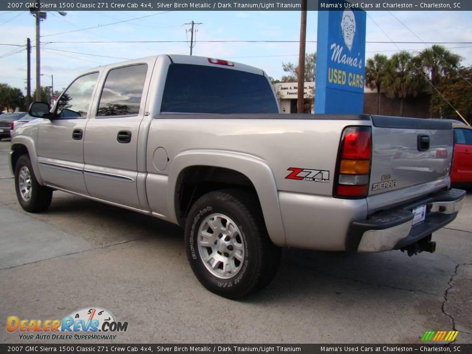 2007 GMC Sierra 1500 Classic Z71 Crew Cab 4x4 Silver Birch Metallic / Dark Titanium/Light Titanium Photo #6