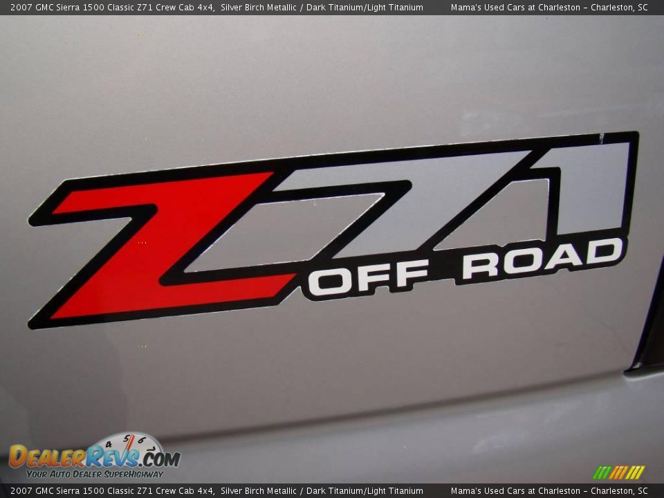 2007 GMC Sierra 1500 Classic Z71 Crew Cab 4x4 Silver Birch Metallic / Dark Titanium/Light Titanium Photo #9