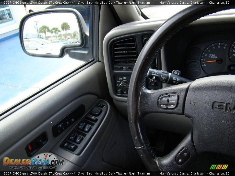 2007 GMC Sierra 1500 Classic Z71 Crew Cab 4x4 Silver Birch Metallic / Dark Titanium/Light Titanium Photo #20