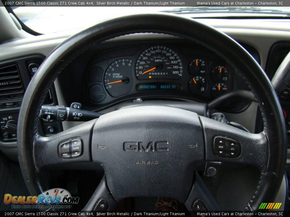 2007 GMC Sierra 1500 Classic Z71 Crew Cab 4x4 Silver Birch Metallic / Dark Titanium/Light Titanium Photo #21