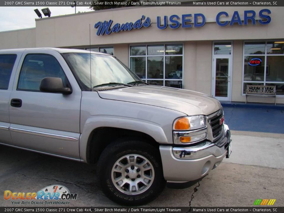 2007 GMC Sierra 1500 Classic Z71 Crew Cab 4x4 Silver Birch Metallic / Dark Titanium/Light Titanium Photo #26