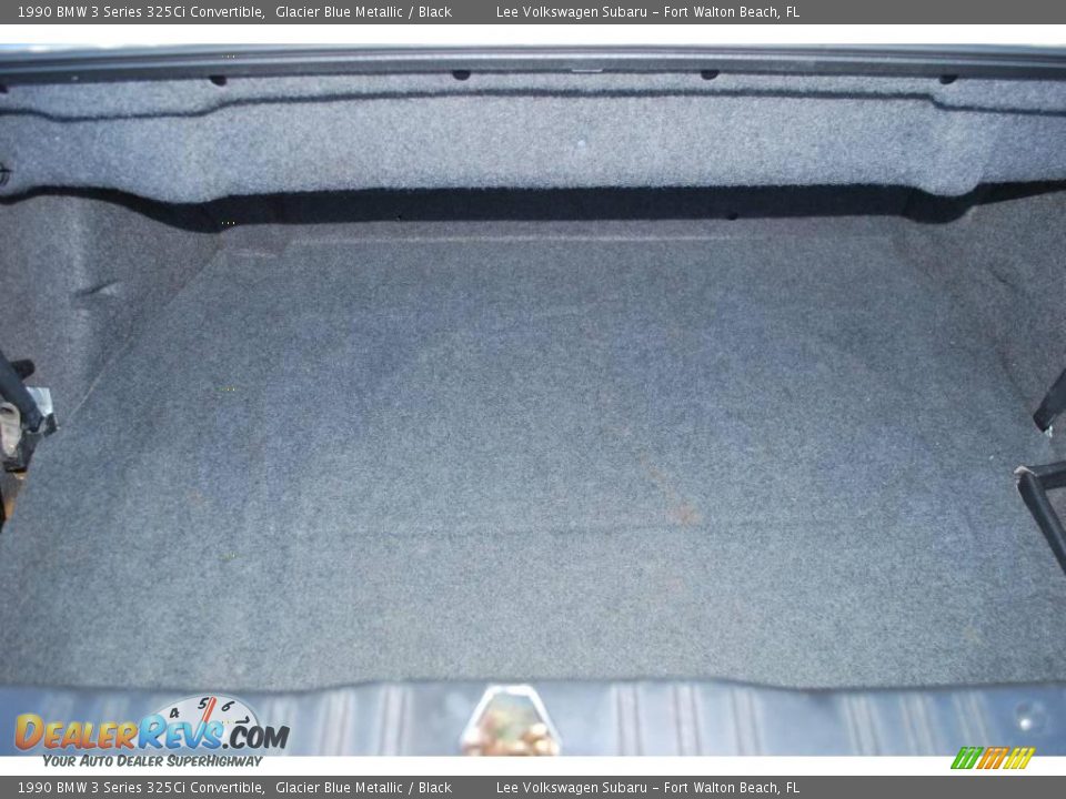 1990 BMW 3 Series 325Ci Convertible Glacier Blue Metallic / Black Photo #23