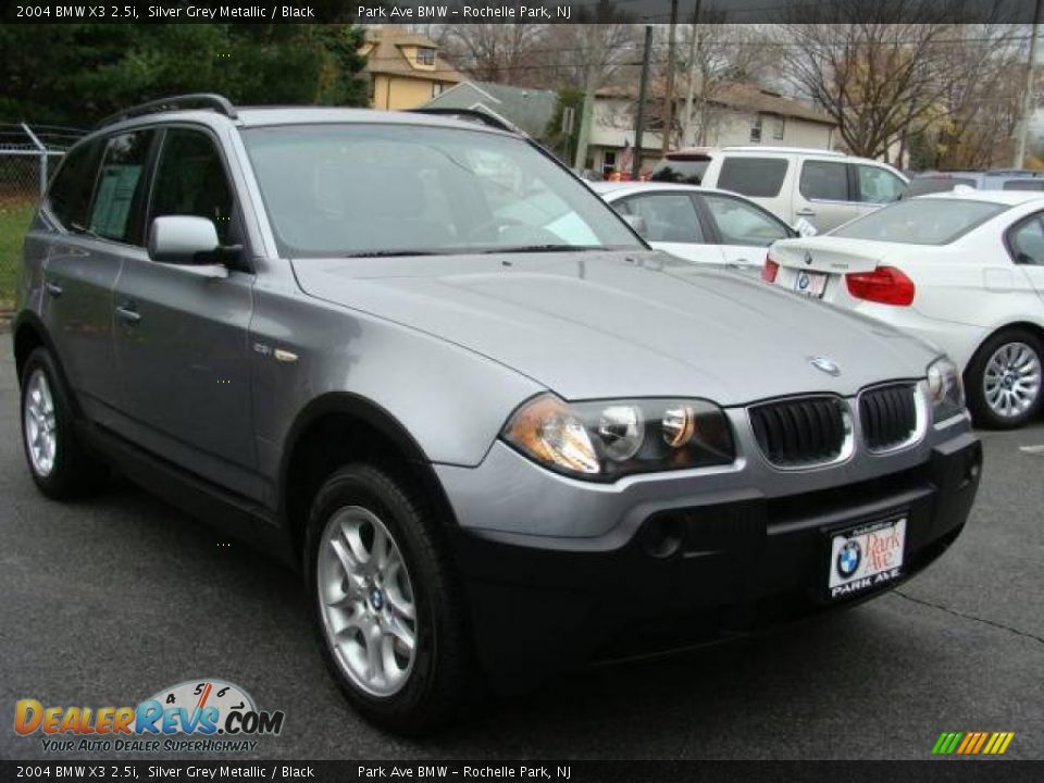 2004 BMW X3 2.5i Silver Grey Metallic / Black Photo #2