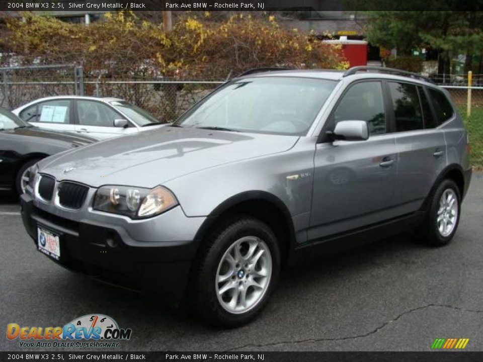 2004 BMW X3 2.5i Silver Grey Metallic / Black Photo #4