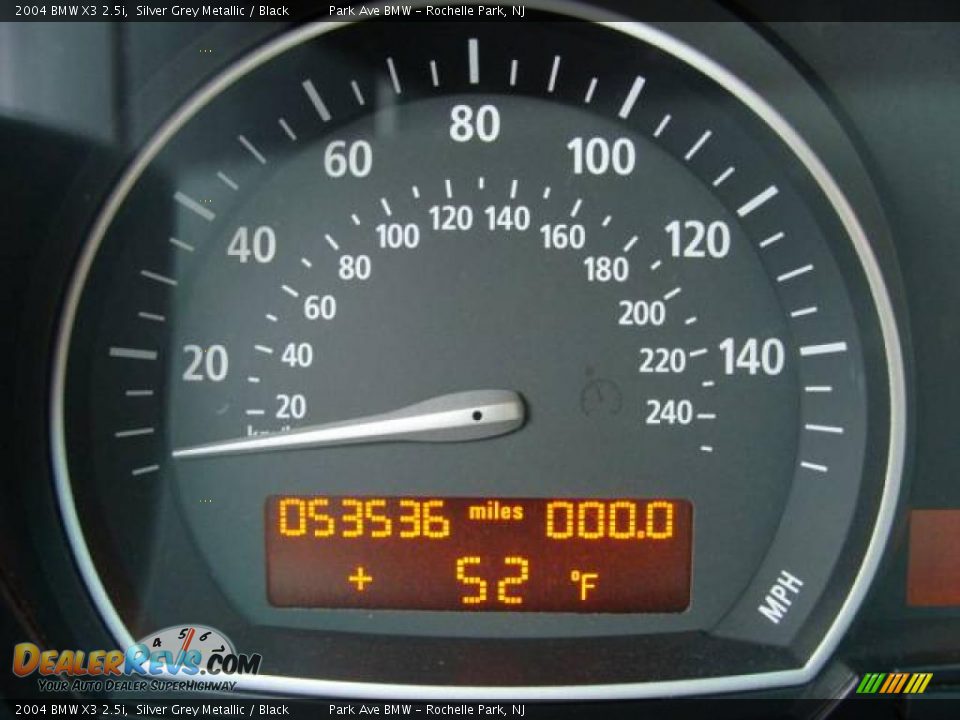 2004 BMW X3 2.5i Silver Grey Metallic / Black Photo #14