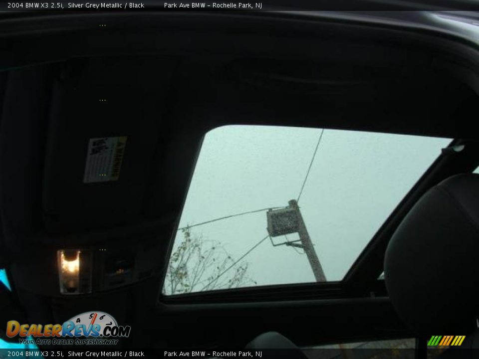 2004 BMW X3 2.5i Silver Grey Metallic / Black Photo #17