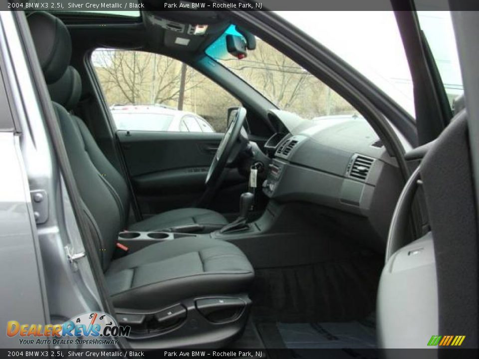 2004 BMW X3 2.5i Silver Grey Metallic / Black Photo #22