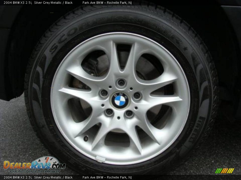 2004 BMW X3 2.5i Silver Grey Metallic / Black Photo #23