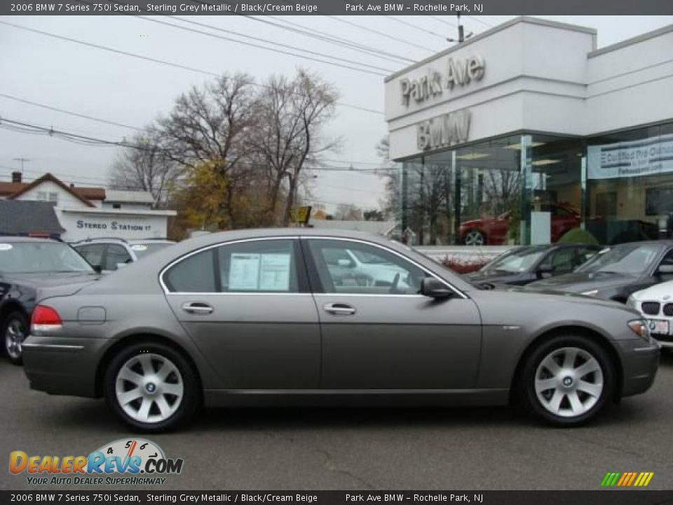 2006 BMW 7 Series 750i Sedan Sterling Grey Metallic / Black/Cream Beige Photo #1