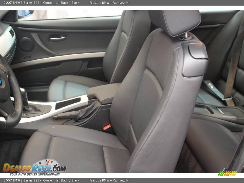 2007 BMW 3 Series 328xi Coupe Jet Black / Black Photo #4