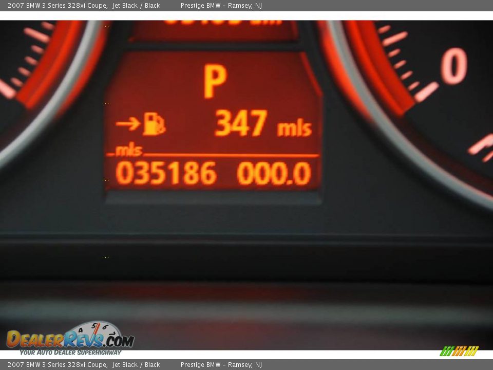 2007 BMW 3 Series 328xi Coupe Jet Black / Black Photo #7